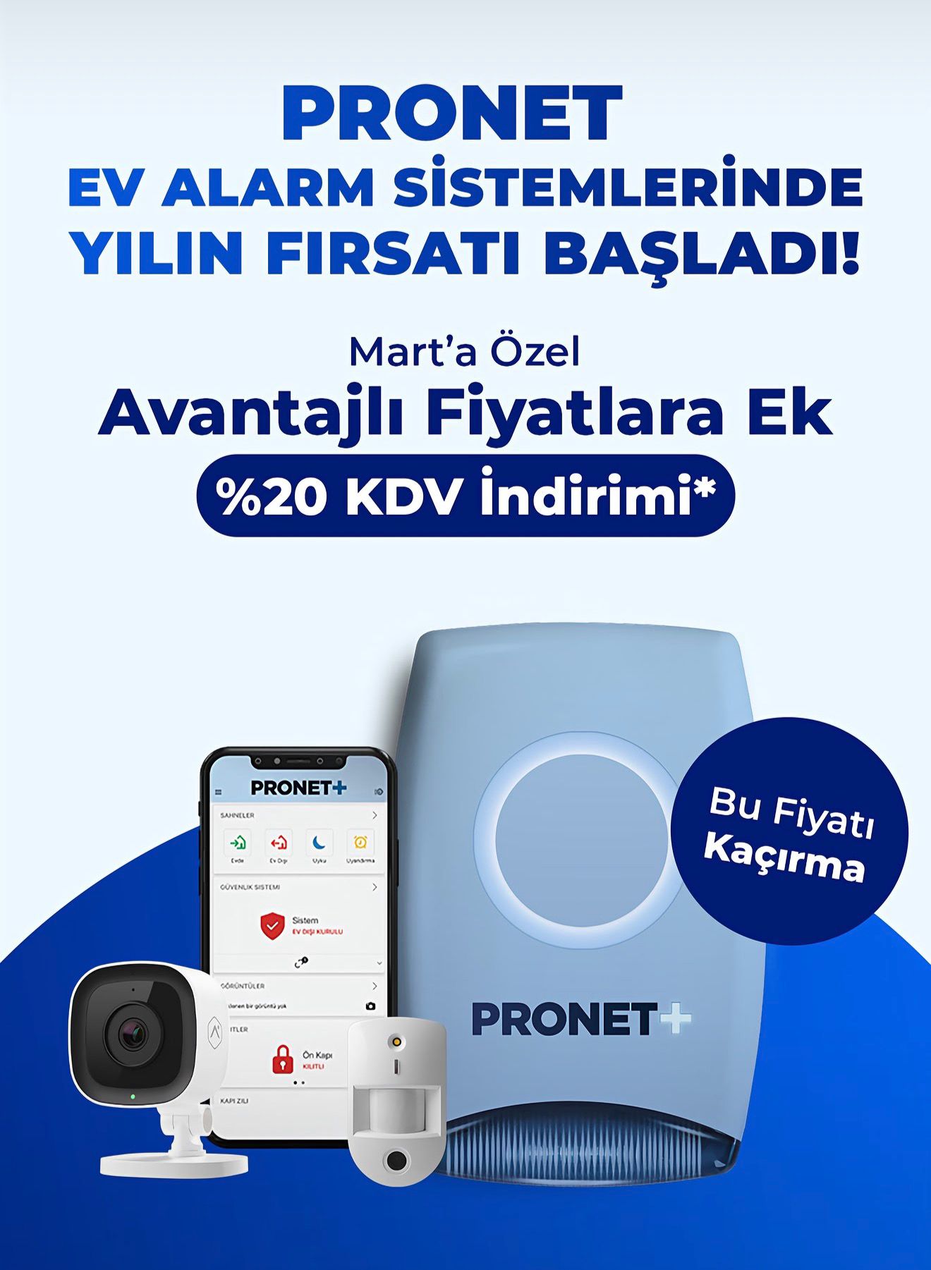 Pronet Alarm ve Kamera Paketi